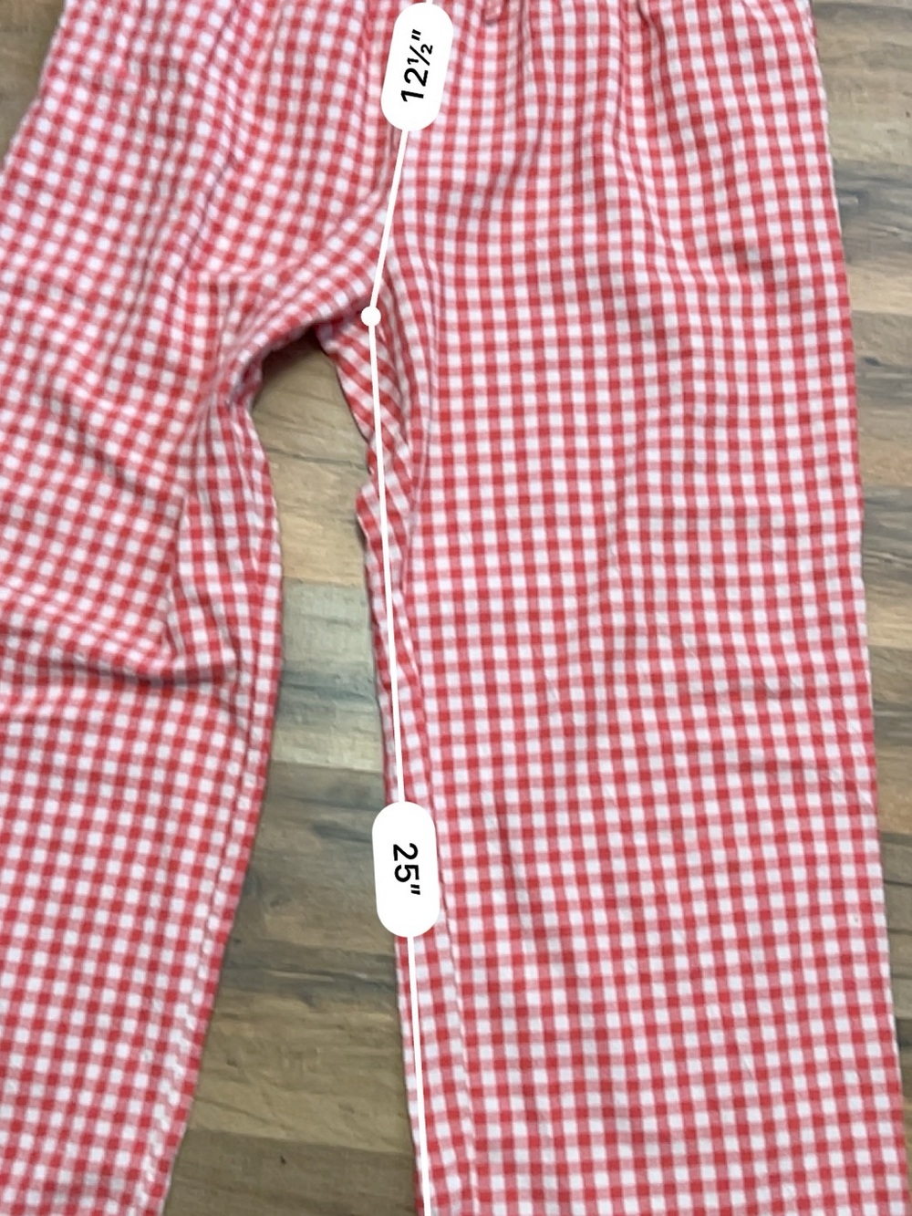 Amazon Red Gingham Ruffle Pajama Set - Picture 8 of 11